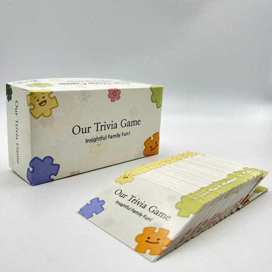 100 Card Personalized Trivia Game Filler Pack
